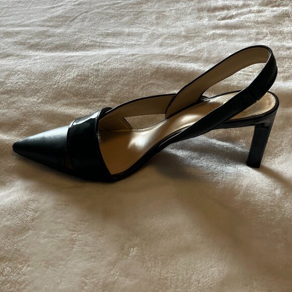 Vince Camuto Black Slingback Heels 8.5M - Picture 4 of 7